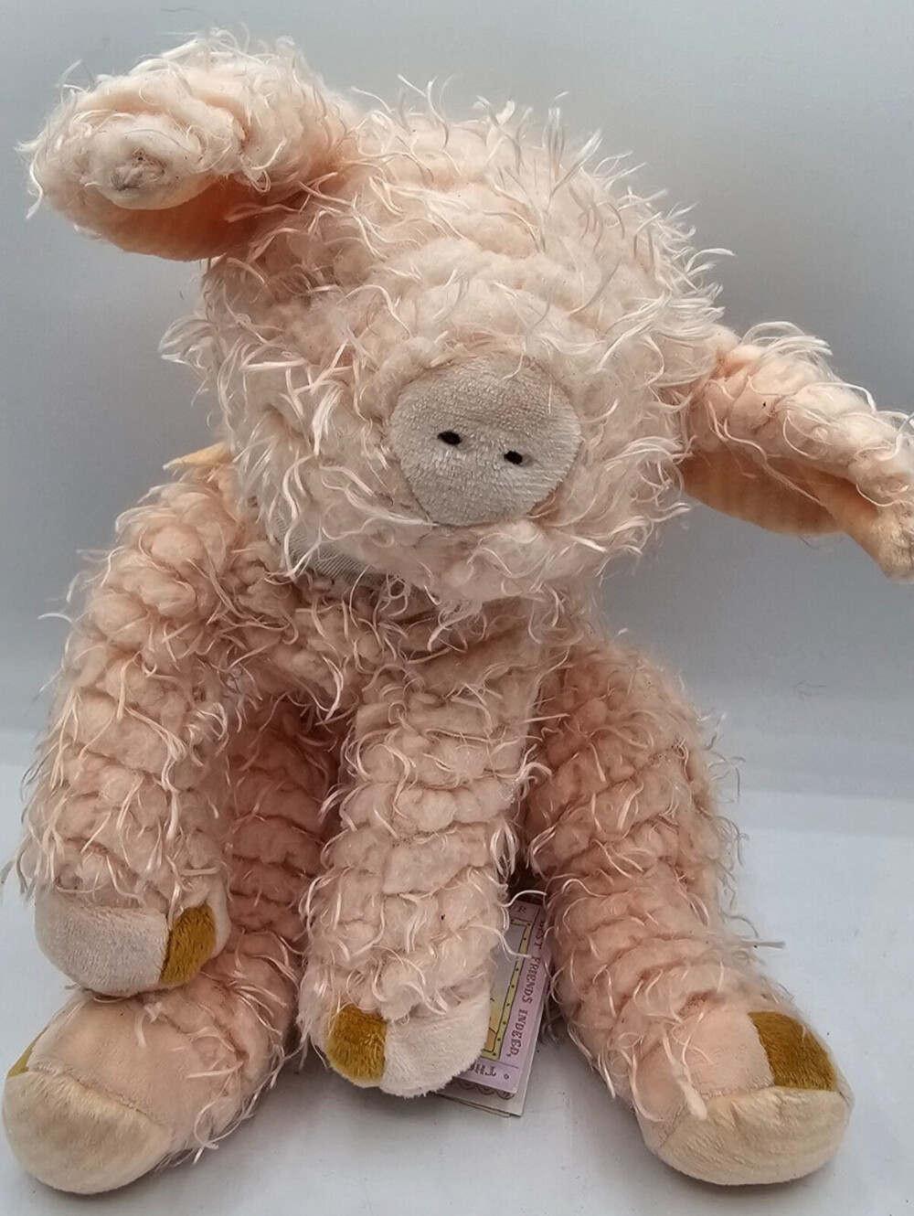 BUNNIES by the BAY Pink Pig Piggie Good Friends Farm Hammie Plush Lovey 12”